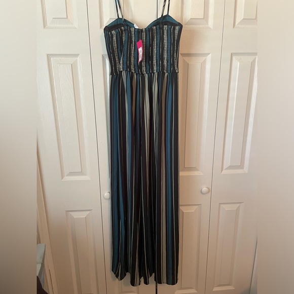 Xhilaration Striped Jumpsuit - Picture 3 of 7